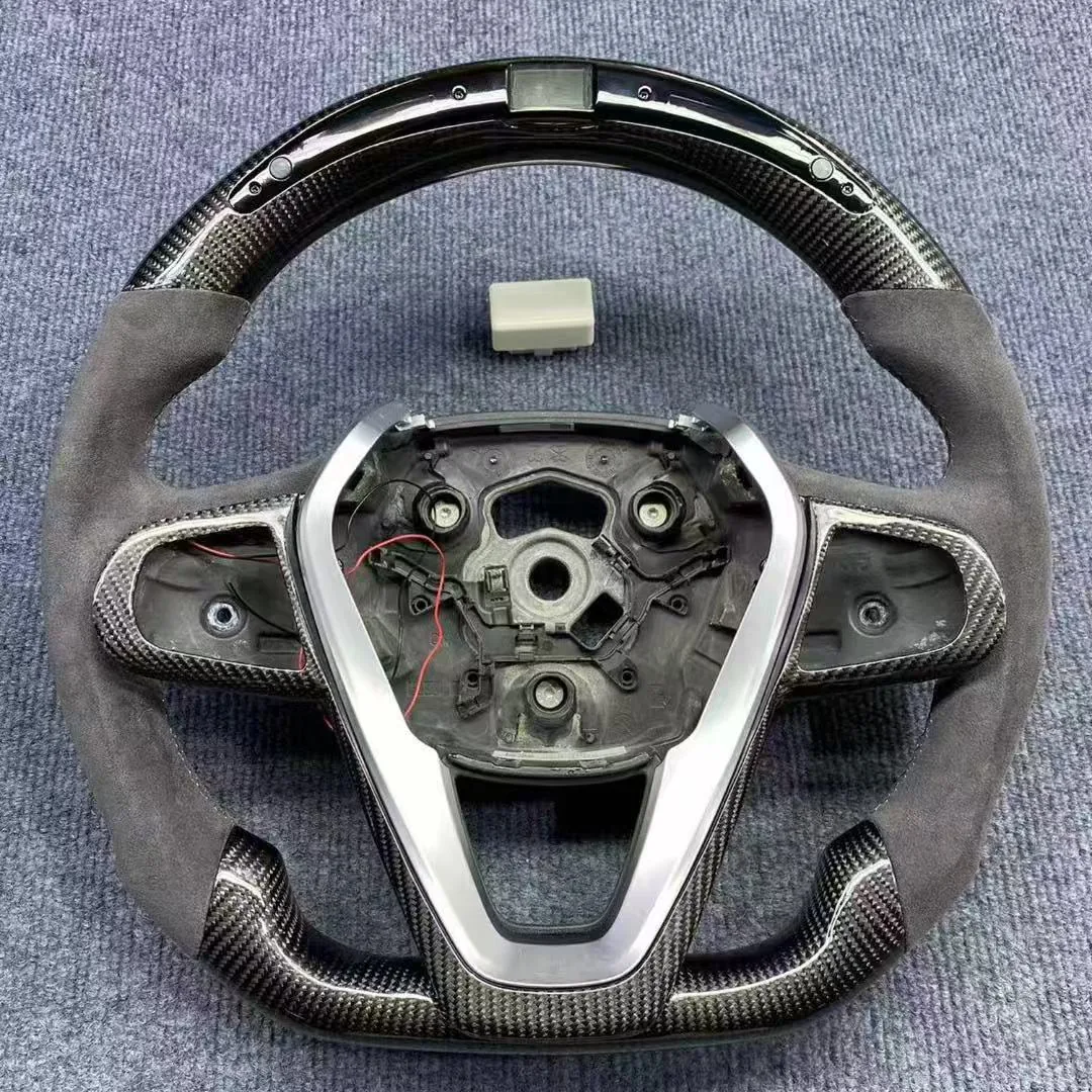 bmw f series carbon fiber steering wheel - view 2