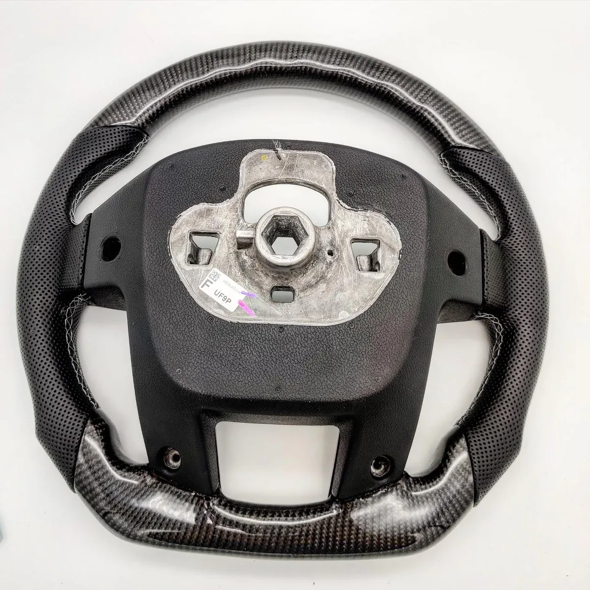 Custom Matt Carbon fiber steering wheel for Ford Ranger F150