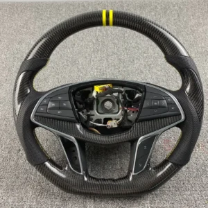 Yeedercar Custom Gloss Carbon fiber steering wheel for Cadillac CT6 XT6