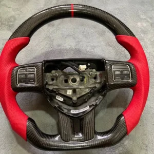 Yeedercar Custom Gloss Carbon fiber steering wheel for Dodge Journey‌