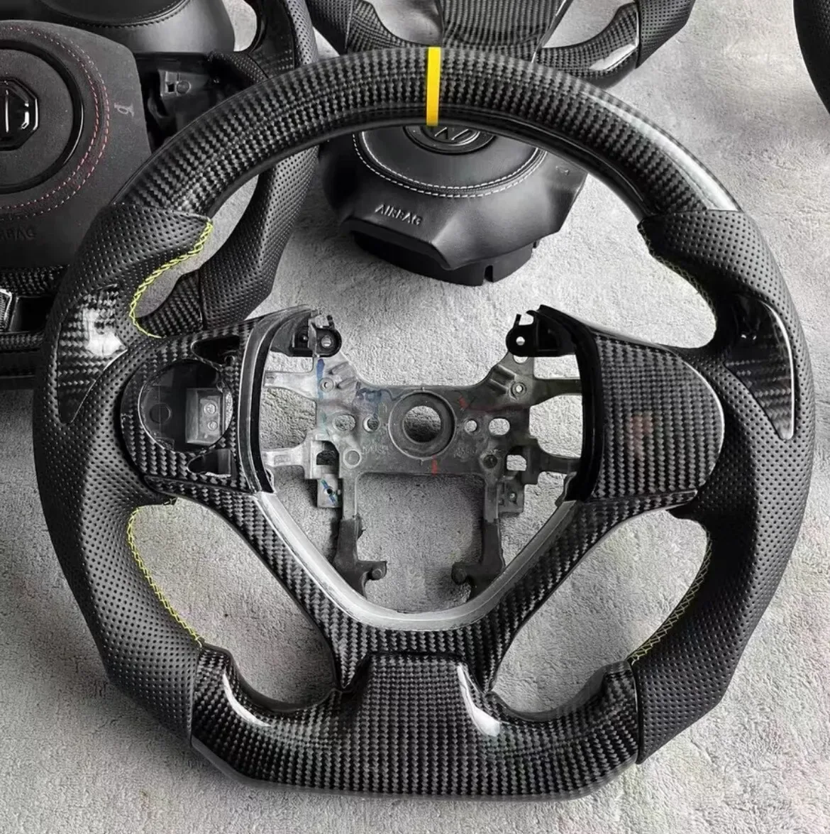 honda civic carbon fiber steering wheel
