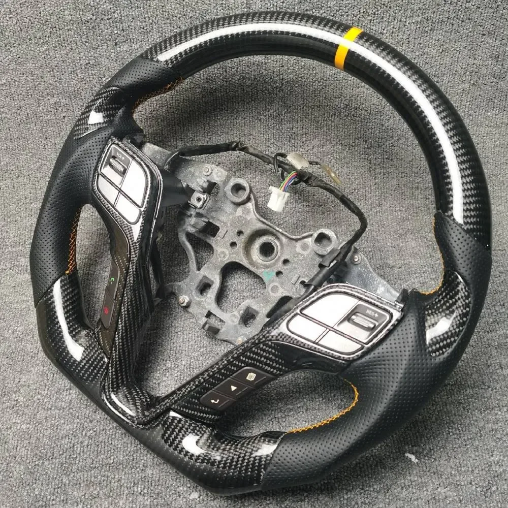 hyundai carbon fiber steering wheel - view 2