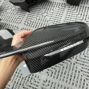 Custom carbon fiber rear view mirror cap for BMW G20 M3 M4