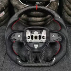 Yeedercar Custom Carbon fiber steering wheel for Dodge Charger hellcat SRT challenger
