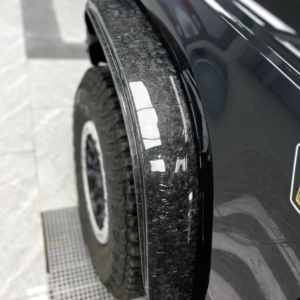 Forged Carbon Fiber Fender Flares for Ford Bronco detail 1