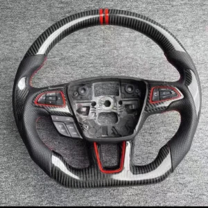 Custom Carbon fiber steering wheel for 2017 ford escape titanium