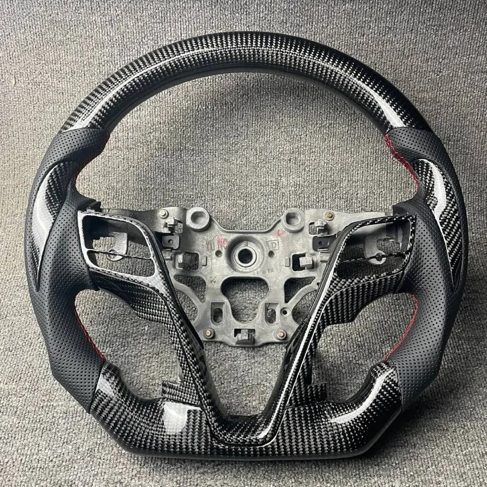 hyundai carbon fiber steering wheel - view 3