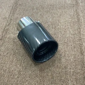 Carbon Fiber Style Exhaust Tips for Suzuki Swift & Nissan Tiida