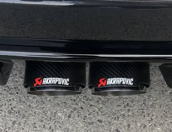Exhaust Tailpipe forged Carbon Fiber Tip Nozzle for Honda Civic - detail