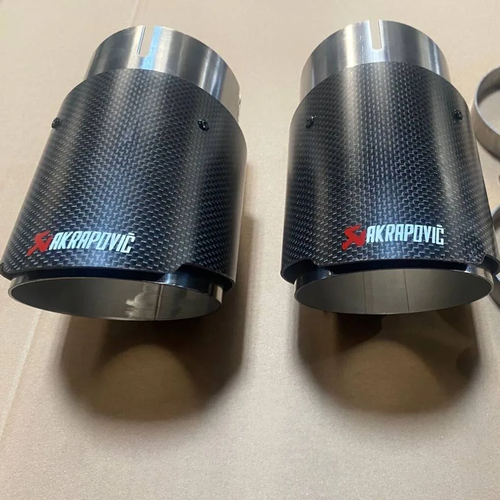 Exhaust Tailpipe forged Carbon Fiber Tip Nozzle for Honda Civic - detail
