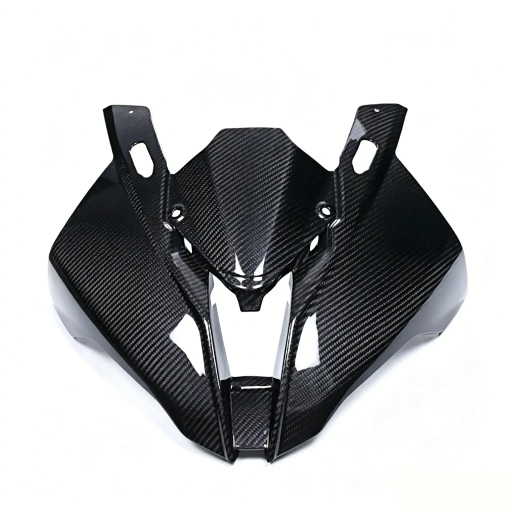 Motorcycle Lightweight One-Piece Integrated Carbon Fiber Front Fairing for BMW S1000RR 2019-2024