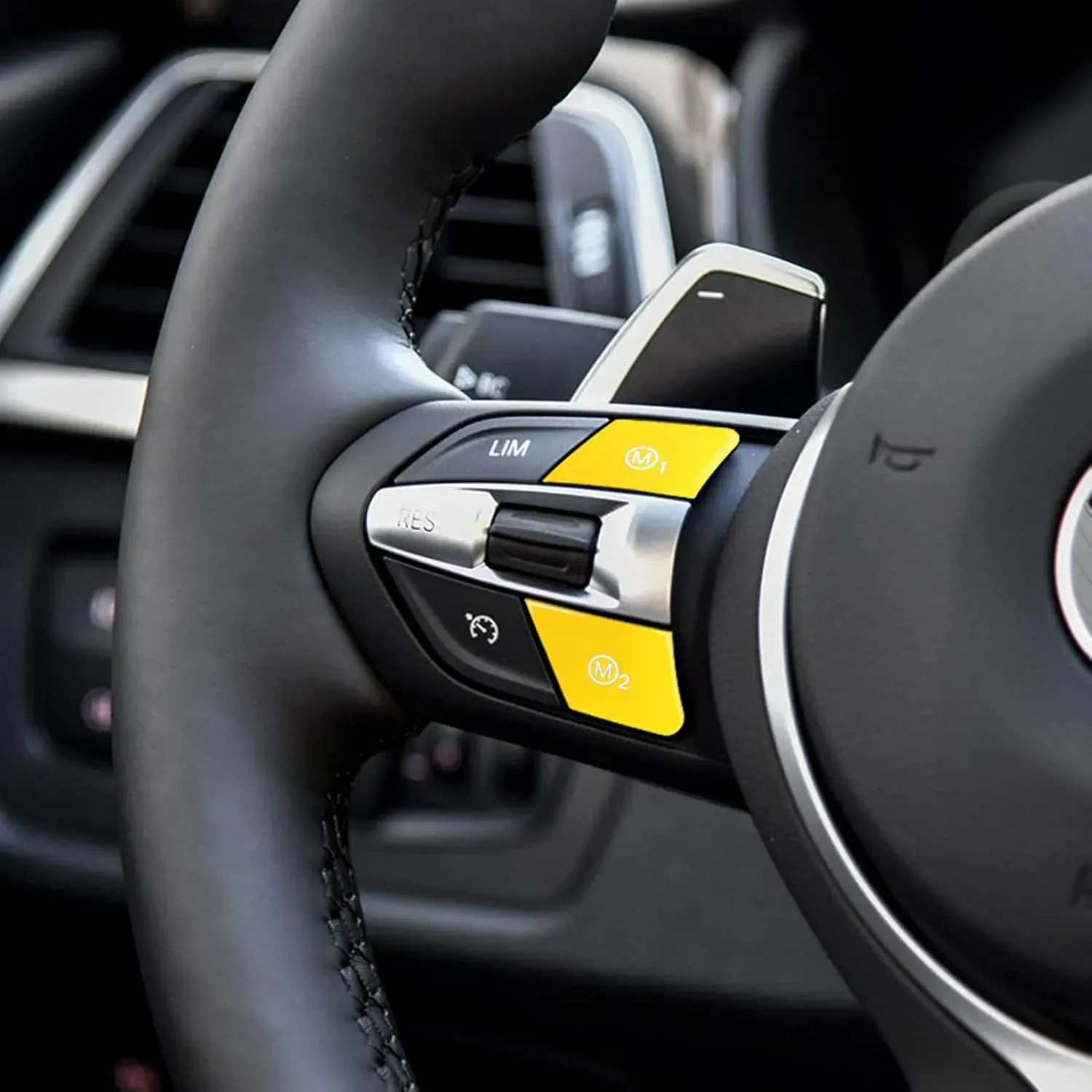 bmw carbon fiber steering wheel - view 5