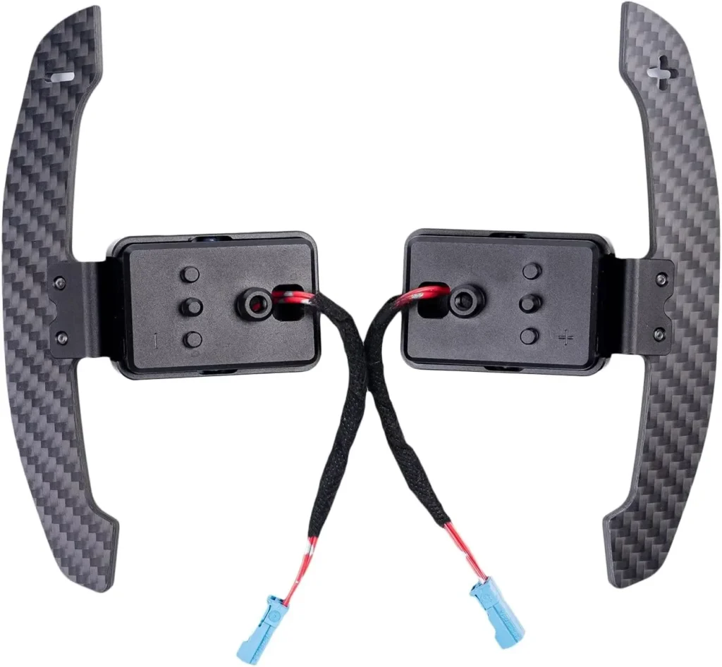 Magnetic Carbon Fiber Paddle Shifter Replacement for BMW M2 M3 M4 G80 F80 G20 | Yeedercar - detail