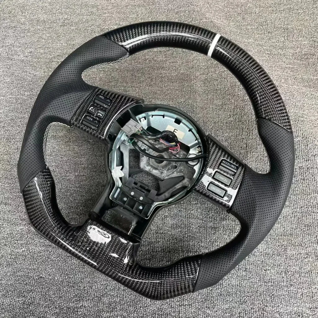nissan carbon fiber steering wheel