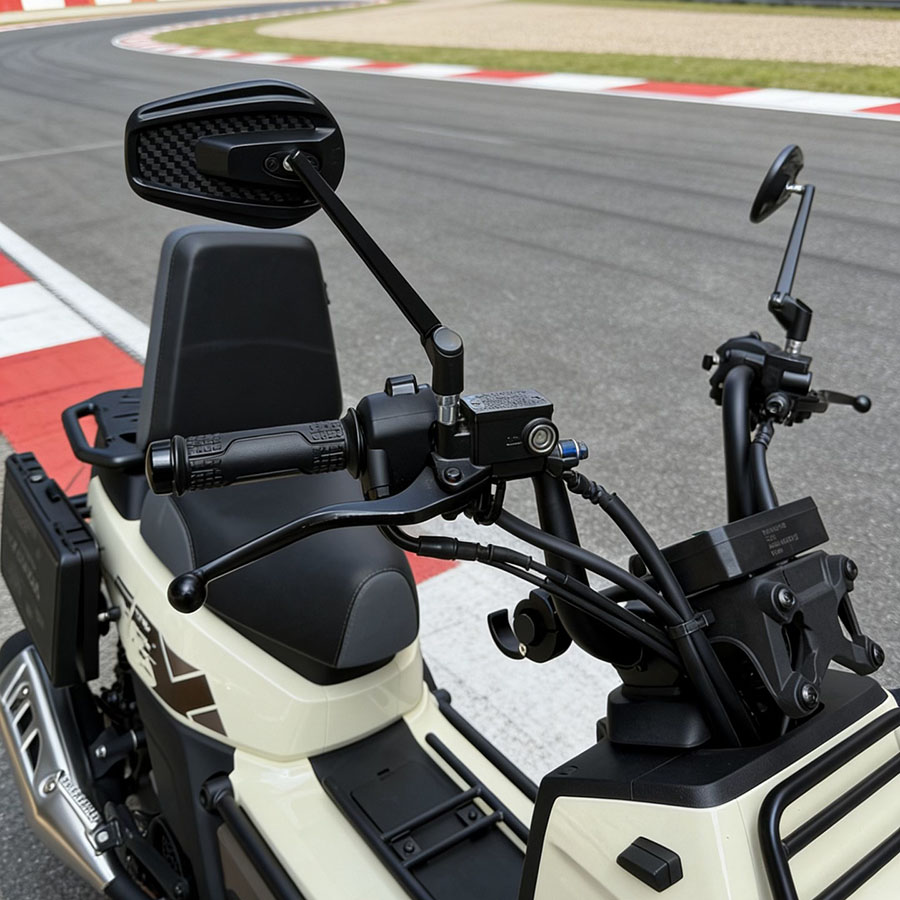 Custom carbon fiber motorcycle parts by YEEDERCAR