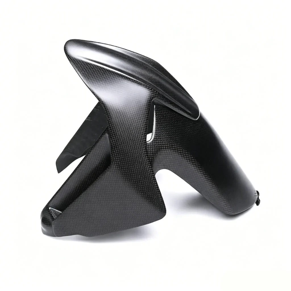 Motorcycle Durable Carbon Fiber Front Wheel Mudguard Fender Cover - Direct Replacement for Ducati Streetfighter Panigale V2 V4 V4S V4R
