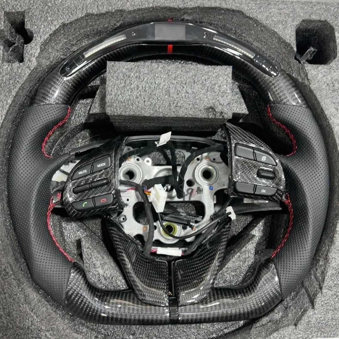 hyundai carbon fiber steering wheel