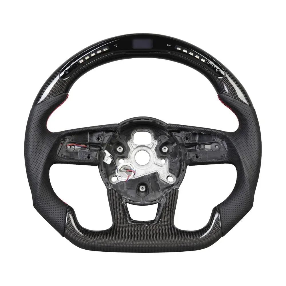 audi a4 carbon fiber steering wheel