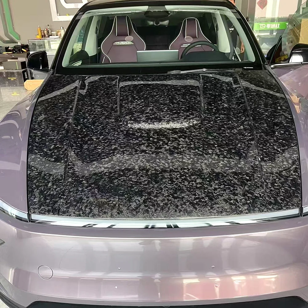 Carbon Fiber Hood for Tesla Model Y (Radar / Refresh) detail 2