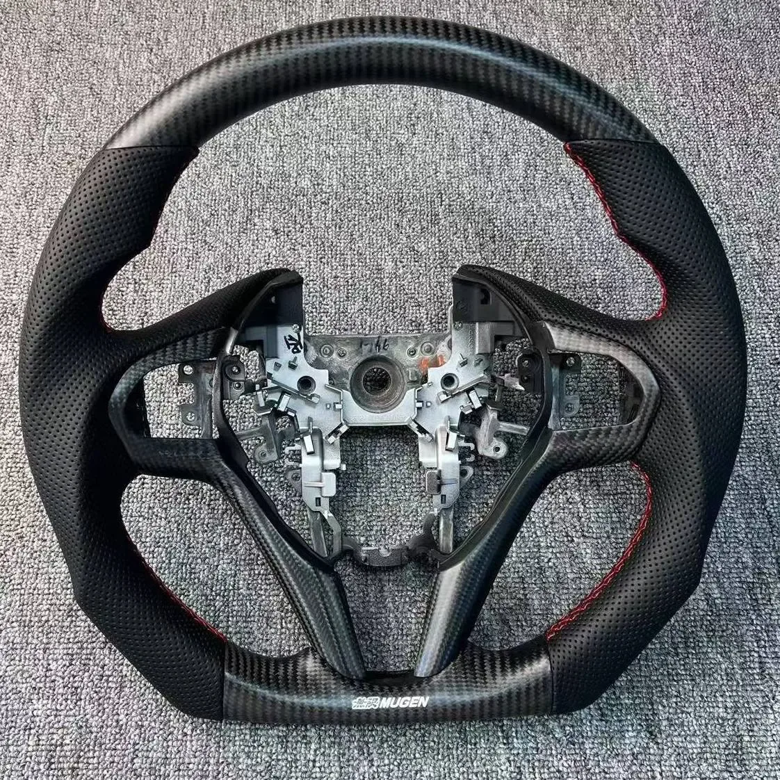 honda carbon fiber steering wheel - view 3