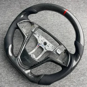 Yeedercar Custom Gloss Carbon fiber steering wheel for Cadillac CT5 XT5 CT4 ATS
