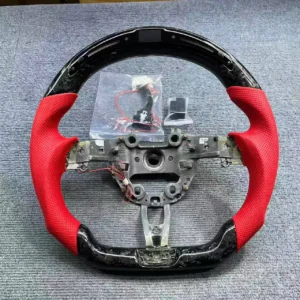 Custom Forged Carbon Fiber Steering Wheel for Kia Stinger | Flat-Bottom Sport Design