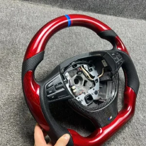 Carbon fiber steering wheel for BMW F10 5 Series