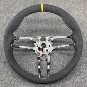Yeedercar Upgrade Alcantara steering wheel with accessories for Porsche Cayenne 911 918 Macan