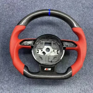 Carbon D-Shape Steering Wheel for Audi B8.5 | Upgrade A4/A5/S5/Q5 Interior