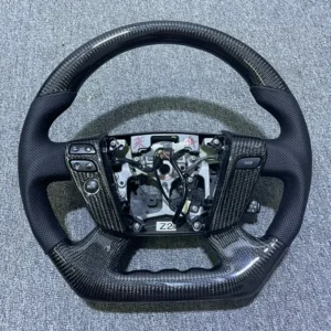Refined Brushed Carbon Fiber Steering Wheel for Toyota Crown | Yeedercar
