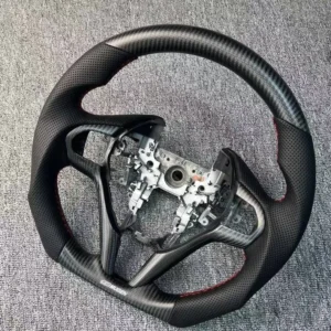 Exclusive Textured Carbon Fiber Steering Wheel Kit for Honda CR-Z
