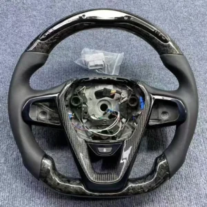 Custom LED Carbon fiber steering wheel with Heating function for BMW G series