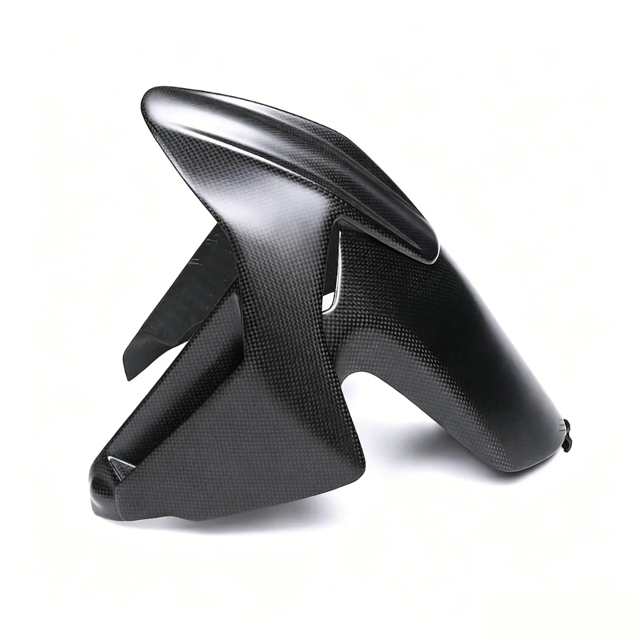 Motorcycle Durable Carbon Fiber Front Wheel Mudguard Fender Cover - Direct Replacement for Ducati Streetfighter Panigale V2 V4 V4S V4R