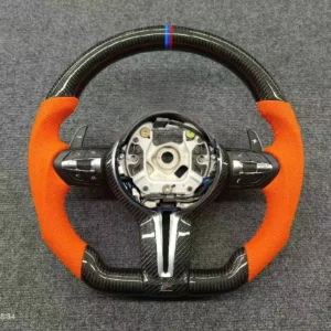 Gloss Carbon fiber steering wheel for BMW F Series X5 F30 F80 F88