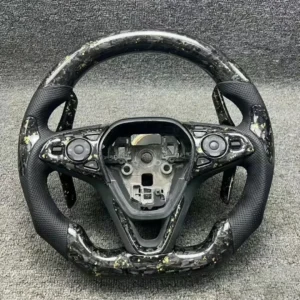 Yeedercar Carbon fiber steering whee with leather for Buick