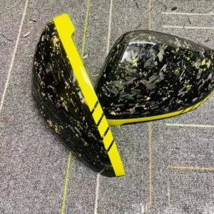 Forged Carbon Mirror Caps for Audi A4 B9 A5 S4 S5 | OEM Clip-On Replacement | Yeedercar
