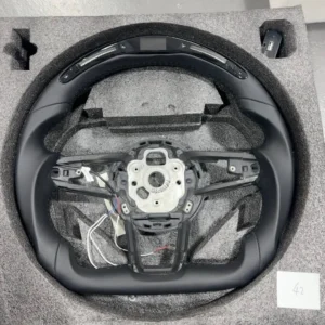Custom LED Carbon Fiber Leather Steering Wheel for Audi TT MK2 8J & R8