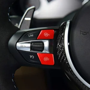 M1 M2 Mode Buttons Replacement for BMW Steering Wheel M3 M4 M5 M6 X5M X6M F80 F82 F83 F10 F15 F16 F21 F30 F32 F33 F36 F06 F12 Push Button No Functional