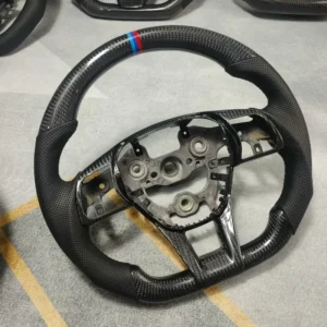 Hyundai Sonata 9 Custom Semi-Gloss Carbon Steering Wheel | Direct Bolt-On Replacement
