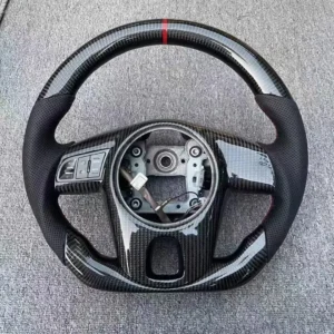 Exclusive Semi-Gloss Carbon Fiber Steering Wheel Kit for Kia Forte