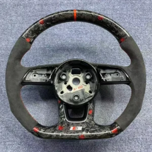 Custom Carbon fiber steering wheel for 2017 ford escape titanium