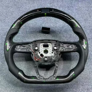 Custom LED Forged Carbon Steering Wheel for Audi Q5 Q5L SQ5 | Yeedercar