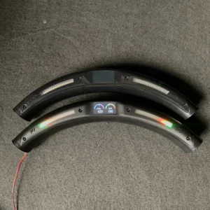 Custom LED Carbon fiber steering wheel for Peugeot RCZ