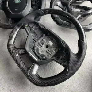 Custom Carbon fiber steering wheel with Leather side for Citroen DS5 DS6