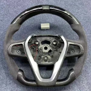 Custom Carbon fiber LED steering wheel for BMW 7 Series 5 Series G30 G38 G20 Leather/Alcantara