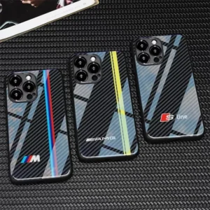 Yeedercar Carbon fiber Pattern phone case for iPhone Huawei Samsung Vivo Oppo Xiaomi