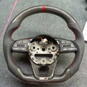 Handcrafted Forged Carbon Fiber Steering Wheel Replacement for Kia K2/K3 Optima