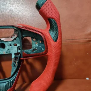 Performance Textured Carbon Fiber Steering Wheel | Precision Fit for Honda 10th Gen Civic
