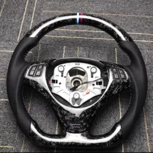 Carbon fiber steering wheel for BMW E90 E60