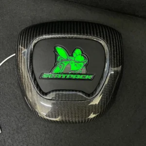 Yeedercar Replacement steering wheel accessories LED lighting airbag cover for Dodge challenger Charger